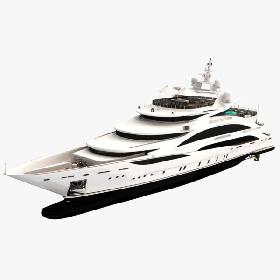 Diamonds Are Forever Luxury Yacht Phoenix 3D